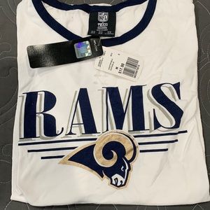 RAMS - Womens white tee.